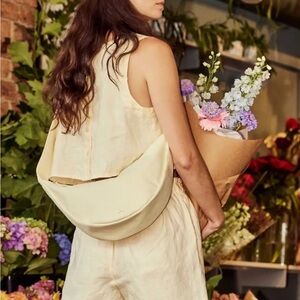 July Everyday Crescent Bag, Natural
